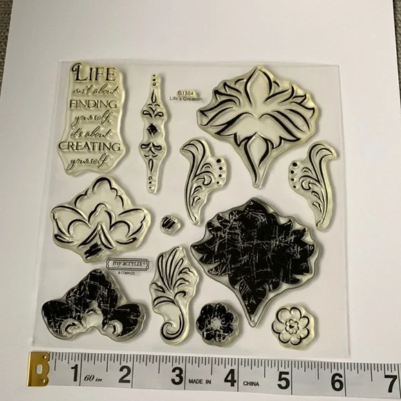 Life’s Creation D1304 stamp set - Picture 1 of 9